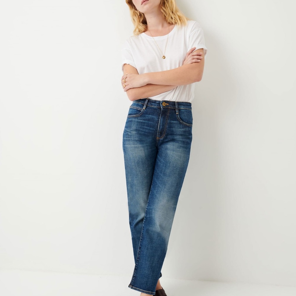 Sessun Marino Jeans Melody Blue size: FR40, US30, US8 New w/o tags Mom Jeans